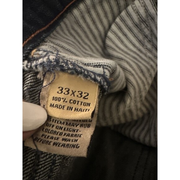 Men’s Daniel Cremieux Jeans‎ Size 33x32 Straight Leg Denim Ripped Relaxed EUC - Picture 13 of 14